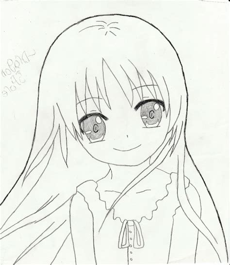 cute drawings of anime|easy line drawings cute anime.